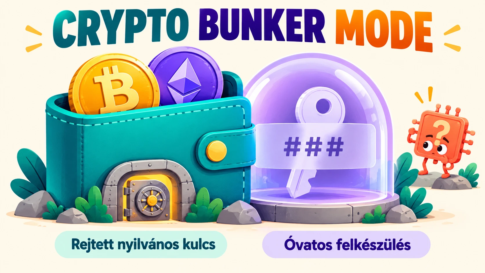 Kriptobunker rejtett nyilvános kulcs