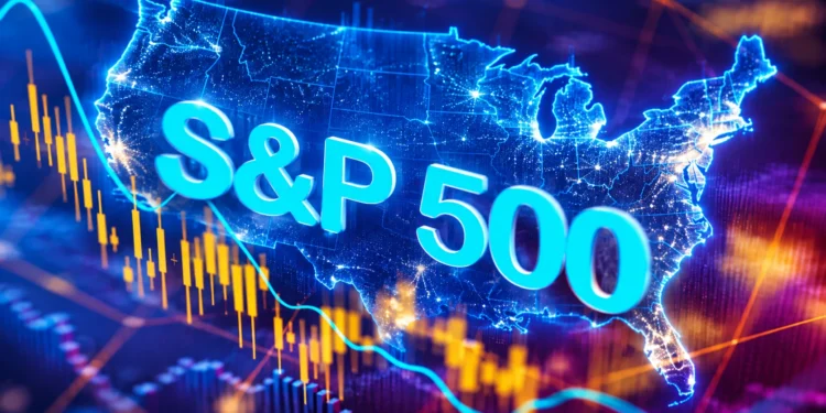 S&P 500 amerika térkép